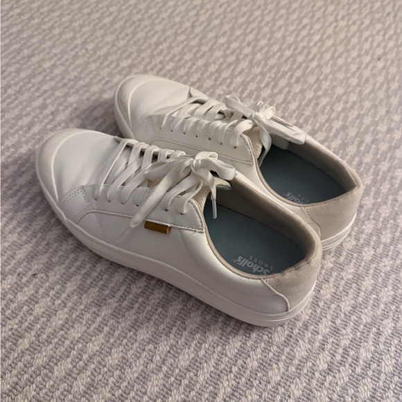 Dr Scholl’s Time Off Women’s White Low-Top Sneakers - Picture 4 of 5